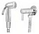 Ducha Higiênica Banheiro Luxo 1/4 Volta Cromado Inox ABS 1,20 Sowshop - Imagem 6