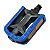 Pedal bicicleta MTB bicolor 1/2 azul Metal Ciclo - Imagem 1