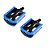 Pedal bicicleta MTB bicolor 9/16 azul Metal Ciclo - Imagem 1
