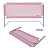 Mini Grade de cama Simples Rosa Ninos - Imagem 5