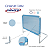 Mini Grade de cama Box Azul Ninos - Imagem 1