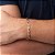Pulseira masculina de elos batidos - Imagem 2