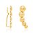 Brinco Ear cuff de bolas degrade - Imagem 2