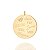 Pingente medalha escrito amor, amizade, gratidão e etc - Imagem 1