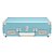 Vitrola Raveo Sonetto Chrome Light Blue - Toca-Discos, Bluetooth, USB que reproduz e grava - Imagem 3