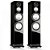 Monitor Audio Silver 10 - Par de caixas acústicas Torre 3-vias para Home Theater Preto Laqueado - Imagem 1