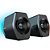 Caixa de Som Gamer Edifier G2000 2.0 Canais Bluetooth USB AUX 32W RMS Preto - Imagem 2