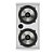 Loud AL5 120 - Par de Caixas Acústicas Externas Mini Coluna em Alumínio Extrudado All Weather 120W Branco - Imagem 3