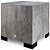 AAT Cube Hout Subwoofer Ativo de 8" Pol. 400W RMS Classe AB 4 Ohms Bivolt Beton - Imagem 2