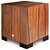 AAT Cube Hout Subwoofer Ativo de 12" Pol. 600W RMS Classe AB 4 Ohms Bivolt Stok - Imagem 2