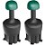Kit 2x JBL Professional Garden GSB8 Subwoofer de Paisagem Jardim Embutido no Solo 500W Verde Par - Imagem 1