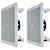 Par de Arandelas de Embutir JBL 6FR1Q com Woofer 6" Full Range 50W RMS Quadrada Branca - Imagem 3