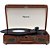 Vitrola Raveo Sonetto Vintage Brown Toca Discos Bluetooth USB que reproduz e grava Bivolt - Imagem 2