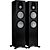 Par de Caixas Acústicas Torre de 3 Vias Monitor Audio Silver 500 7G 250W RMS 8 Ohms Preto Madeira - Imagem 1