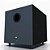 Subwoofer Ativo Elac Titan Pro 800-BK Classe D Woofer 8" Pol. 120W Bivolt Preto - Imagem 1