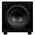 Subwoofer Ativo Elac SUB1020-BK Classe AB Driver 10" Pol.  Bass Reflex 120W Preto 127v - Imagem 3