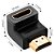 Adaptador HDMI 90 Graus Macho e Fêmea Ugreen 2.0 4K a 60Hz Conectores Banhados a Ouro (20109) - Imagem 4