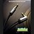 Cabo de Áudio Auxiliar P2 Stereo Plug 90 graus 1 Metro Ugreen 3.5mm (10597) - Imagem 9