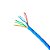 Cabo de Rede Alta Velocidade Discabos UTP CAT5E CMX AZ 100 MHz 24 AWG Azul 305 Metros - Imagem 2