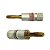 Plug Banana Bravo Onix Discabos Banhado a Ouro BANBX 10 unidades Cinza - Imagem 4