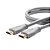 Cabo HDMI Platino 4K HDR 60HZ Discabos Cobre OFC Alta Qualidade 15 Metros Cinza - Imagem 1