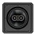 Caixa Acústica de Embutir Loud SQ8 120 Estéreo 8 Polegadas 120W Kevlar Preta - Imagem 1