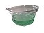Pote Redondo Diamante G750D Com Tampa Articulada 350ml Caixa Com 200 Unid Galvanoteck - Imagem 3