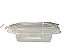 Pote Quadrado F730 Transparente Com Lacre 250ml 13x13x3,4cm Pet Caixa 100un Fibraform - Imagem 4