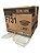 Pote Quadrado F731 Transparente Com Lacre 350ml 14,5x13,5x4,8cm Pet Caixa 100un Fibraform - Imagem 1