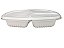 Bandeja 3 Divisoes G330 Freezer E Microondas Branca 1150ml Kit Com 10cj Galvanoteck - Imagem 8