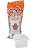 Pote Quadrado G377 Sf 250ml Pp Para Freezer E Microondas Kit Com 10potes Galvanotek - Imagem 3