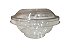 Pote Multiuso Saladeira Cristal Redondo  Para Doce E Salgado 250ml G680 Kit Com 10 Cj Galvanotek - Imagem 3