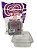 Pote Quadrado Um Doce G650 Com Tampa 200ml Kit Com 10conjuntos Galvanotek - Imagem 1