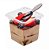 Pote Quadrado G378 350ml Pp Para Freezer E Microondas  Caixa à Granel Com 360potes Galvanotek - Imagem 6