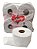 Papel Higienico Rolao Delly 300 Metros X10cm Fardo Com 8rolos 100% Fibras Celulósicas Delly(verm) - Imagem 2