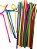 Canudo Artistico Flex Misto Pct C/40Unid Strawplast - Imagem 1