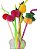 Canudo Decorativo Frutas Flex 6mm Misto Pct C/10Unid Strawplast - Imagem 3