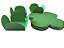 Forma Petala N.4 Verde Bebe Pacote Com 50 Unidades Curifest - Imagem 3