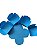 Forma Petala N4 Azul Bebe Pacote Com 50 Unidades Curifest - Imagem 1