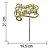 Topper De Bolo Glitter - Happy Birthday - Imagem 2