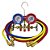 Manifold R410A/R407C/R22/R134A Jogo Com 3 Mangueiras 150cm - VULKAN - Imagem 1