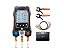 Smart Kit Com Mangueiras - Manifold Digital Inteligente Com Sondas De Temperatura De Pinça Sem Fio e Conjunto De 3 Mangueiras 550s - TESTO - Imagem 1