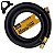 Mangueira para Vácuo MegaFlow Appion 1/2" Preta 1,8m 3/8 x 1/4 MH120006EAK - Imagem 1