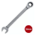 Chave Combinada Plana Com Catraca - 9R-10MM - GEDORE - Imagem 1