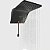 DUCHA ZAGONEL DUCALI ELETRONICA 7500W 220V BLACK - Imagem 1