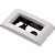 PLACA CJ MODULO LIZ/LUZ 1P P/MOVEIS BRANCO - Imagem 1