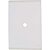 PLACA LIZ 4X2 1 FURO 9,5MM BRANCA TRAMONTINA - Imagem 1