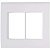 PLACA LIZ 4X4 6P BRANCO TRAMONTINA - Imagem 1