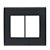 PLACA LIZ 4X4 6P GRAFITE TRAMONTINA - Imagem 1