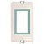 TAMPA CONDULETE 3/4" VERTICAL MODULO LIZ/LUX S/P TRAMONTINA - Imagem 1